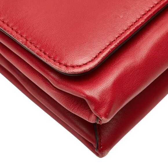 Valentino Studs Leather Chain Shoulder Bag - Picture 4 of 9